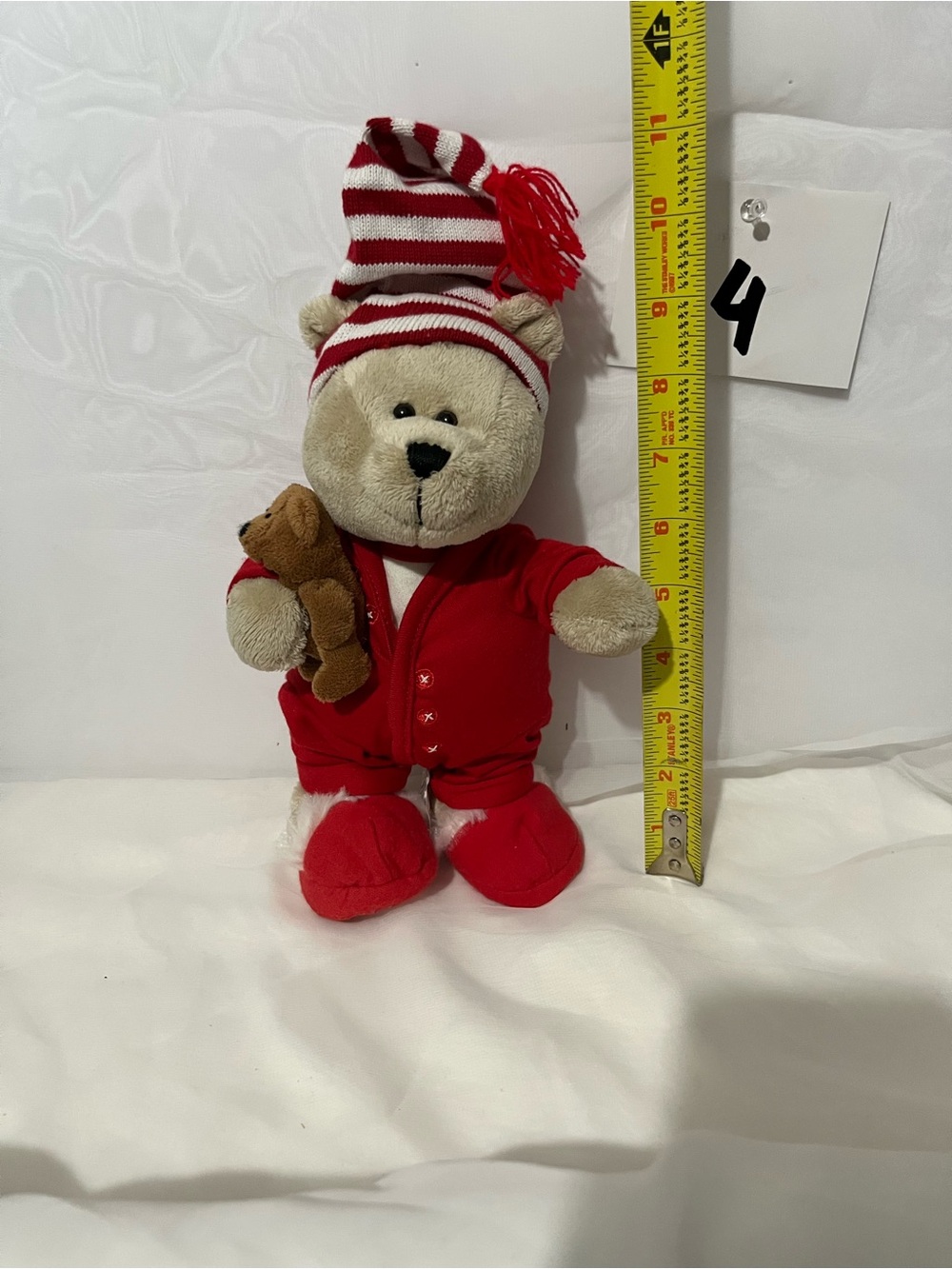 Starbucks Coffee Bear 2007 68th edition. Boy in red pajamas. Great condition NT